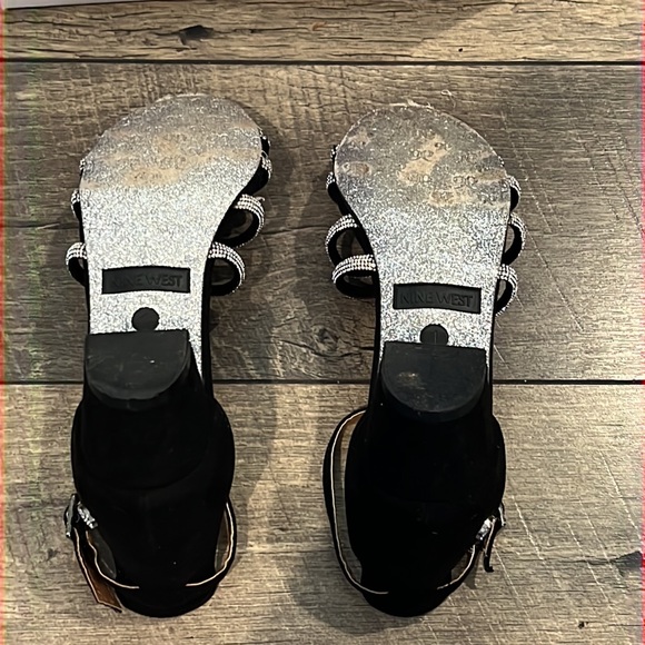 Authentic Nine West little girls bling heels sz 1.5 - Picture 9 of 11